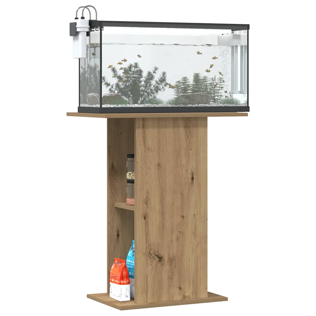 Aquariumständer Weiß 60,5x36x72,5 cm Holzwerkstoff