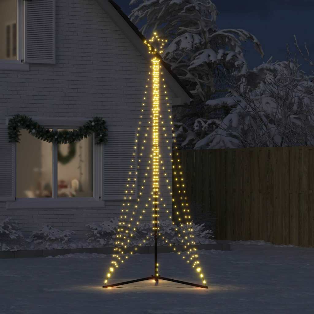LED Weihnachtsbaum 363 LEDs Warmweiß 182 cm