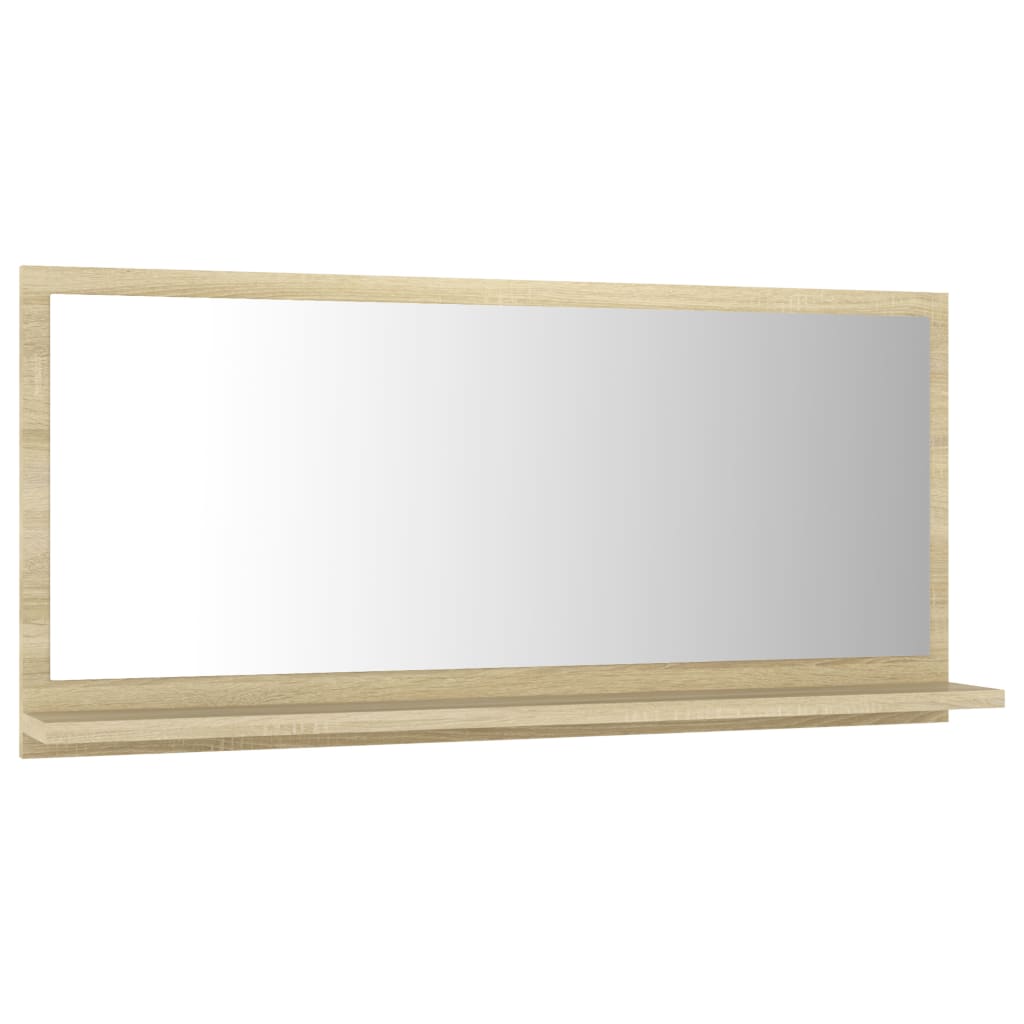 Badspiegel Weiß 40x10,5x37 cm Holzwerkstoff