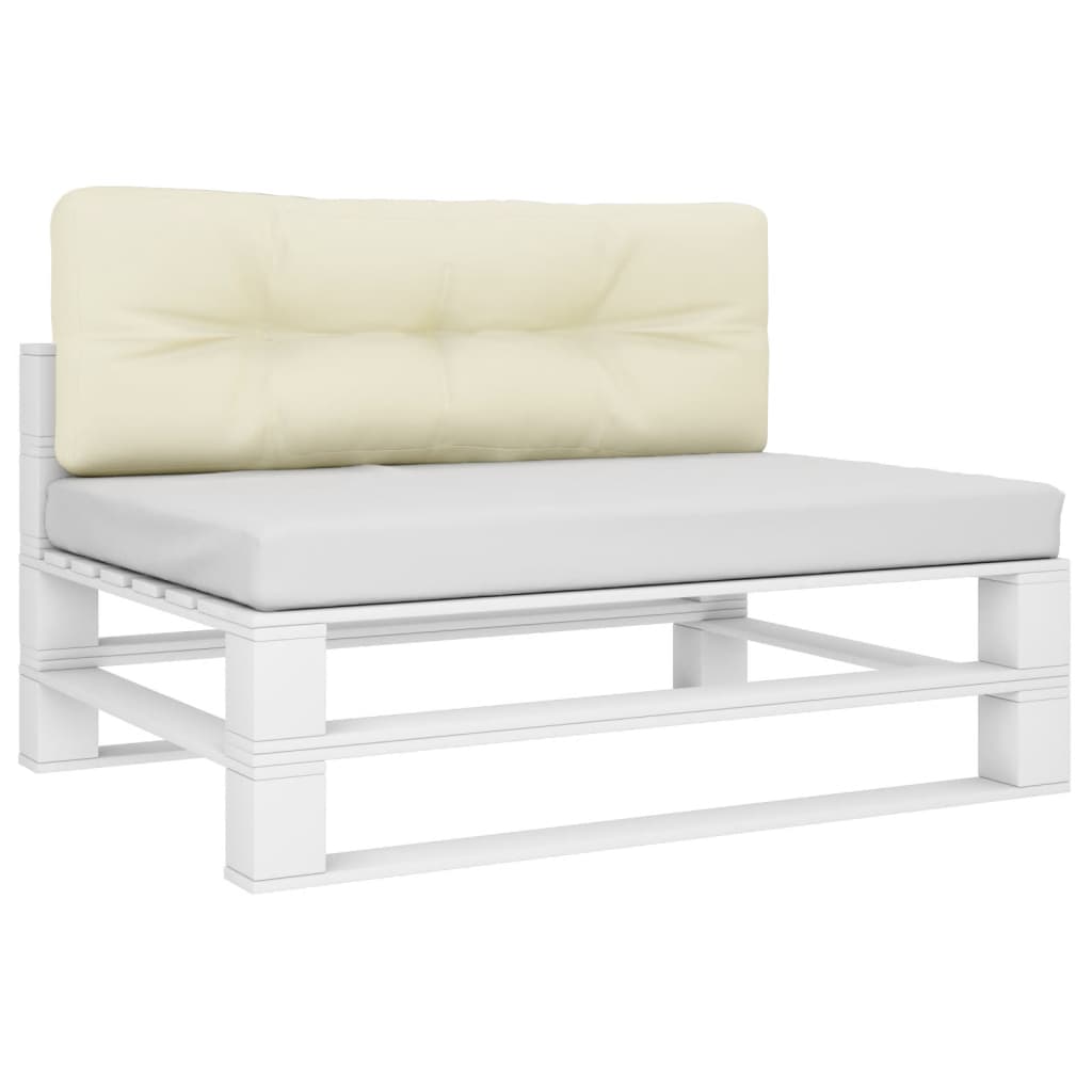 Palettenkissen Anthrazit 50x40x12 cm Stoff