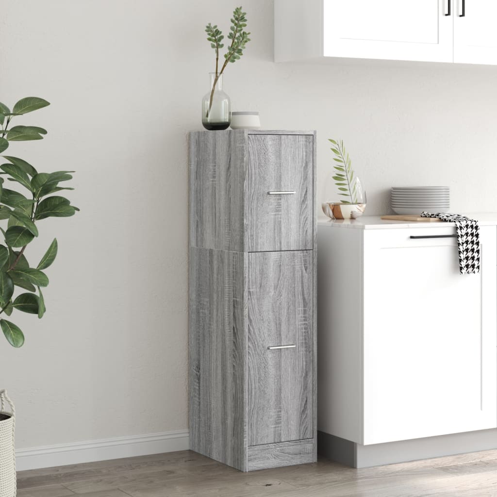 Apothekerschrank Weiß 30 x 41 x 174,5 cm Holzwerkstoff