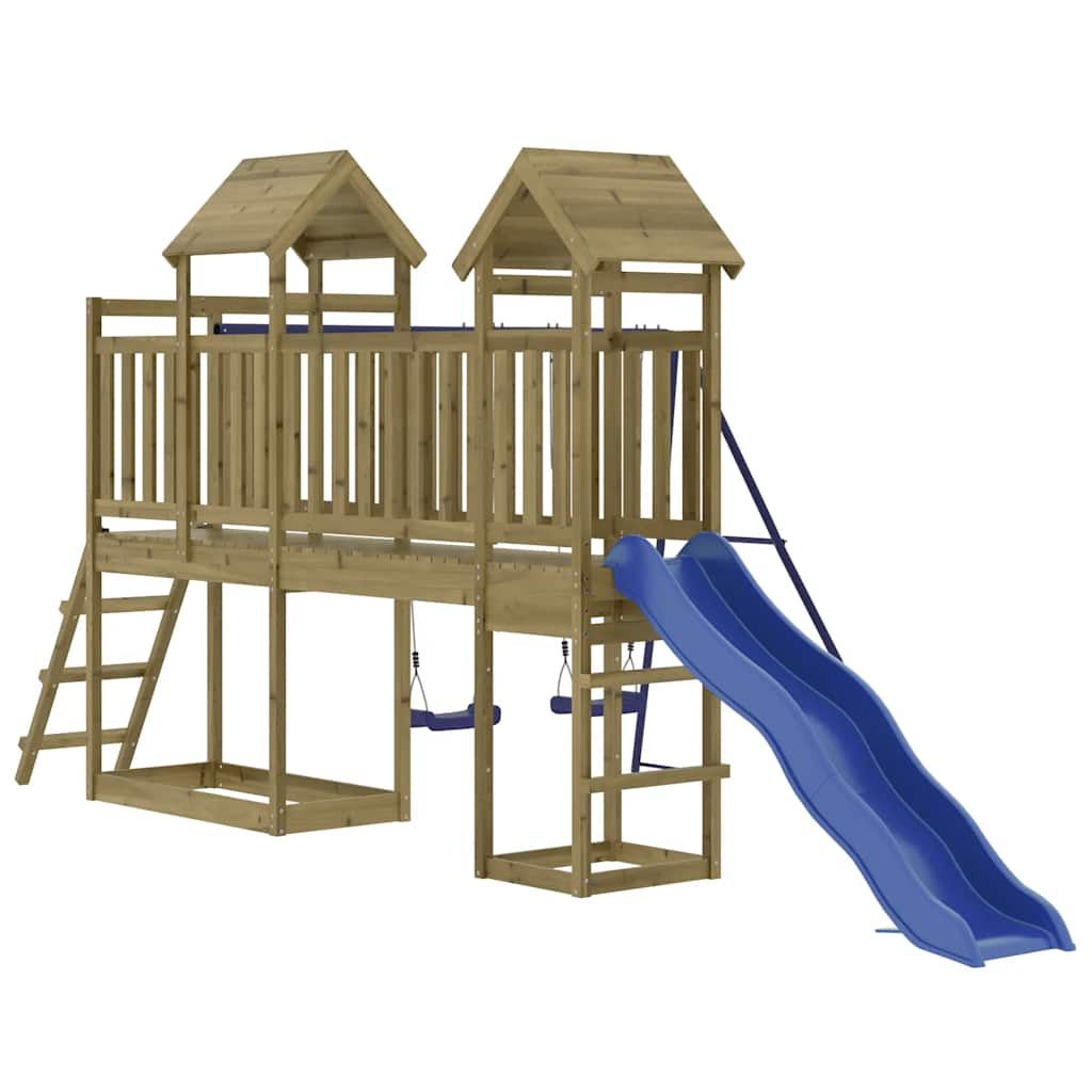 Spielturm Massivholz Kiefer