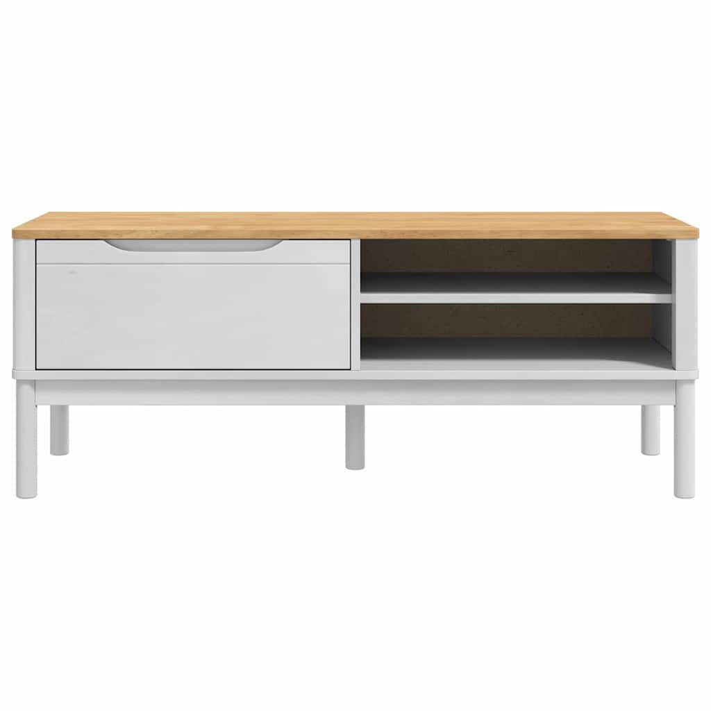 Flurbank FLORO Wachsbraun 115 x 40 x 45 cm Massivholz Kiefer