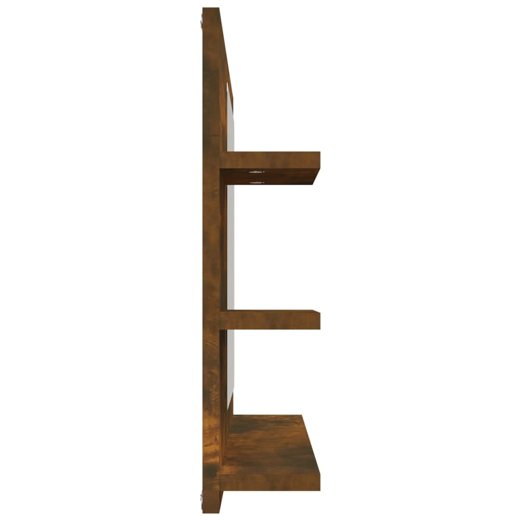 Badspiegel Weiß 60x10,5x45 cm Holzwerkstoff