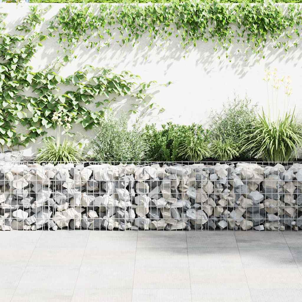 Gabionenwand Verzinkter Stahl 450×30×100 cm