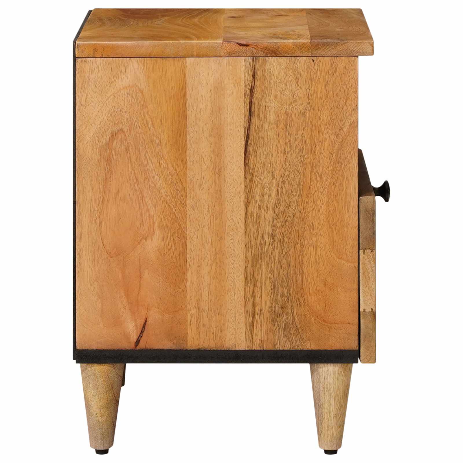 Nachttisch Braun 40 x 33 x 46 cm Massivholz Mango