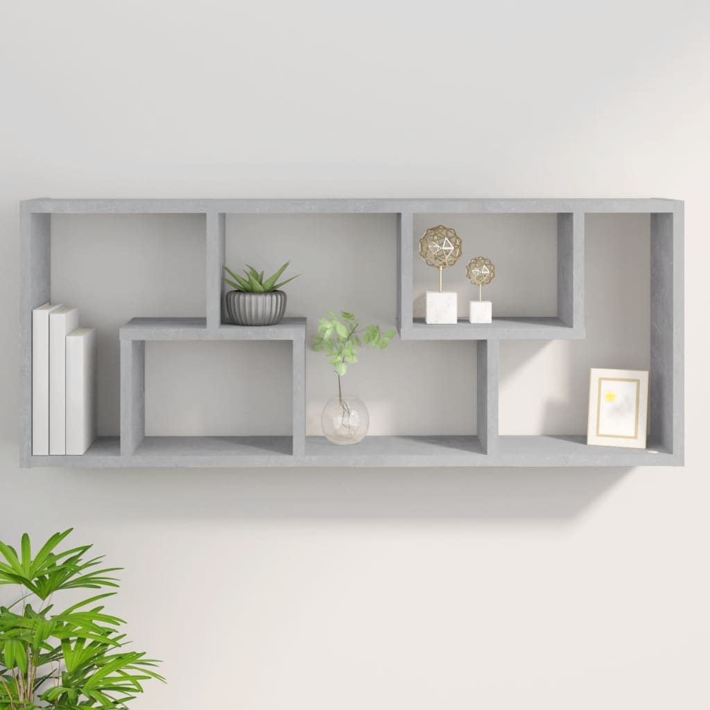 Wandregal Weiß 36x16x90 cm Holzwerkstoff