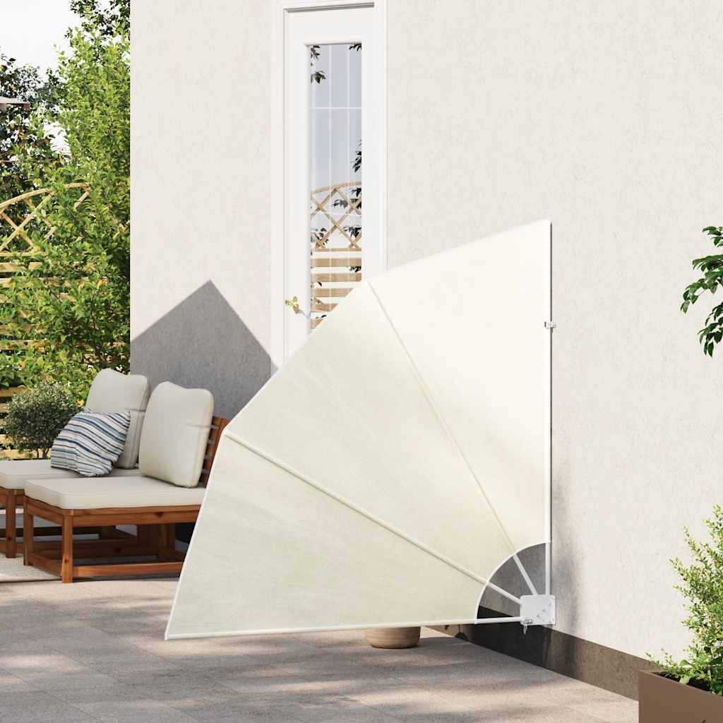 Faltbarer Balkonfächer Grau 210×210 cm