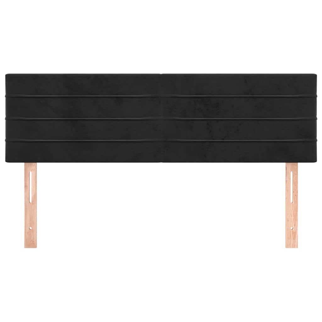 Kopfteil Hellgrau 80x5x118/128 cm Samt