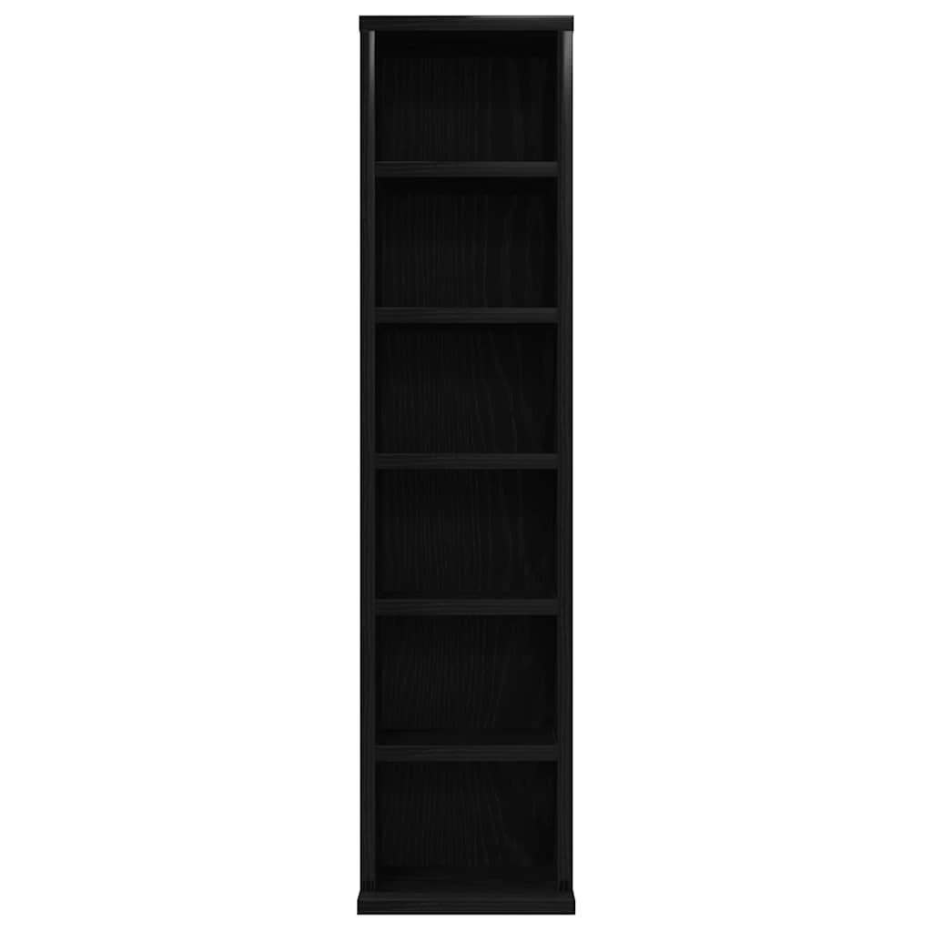 CD-Schrank Weiß 21x20x88 cm Holzwerkstoff