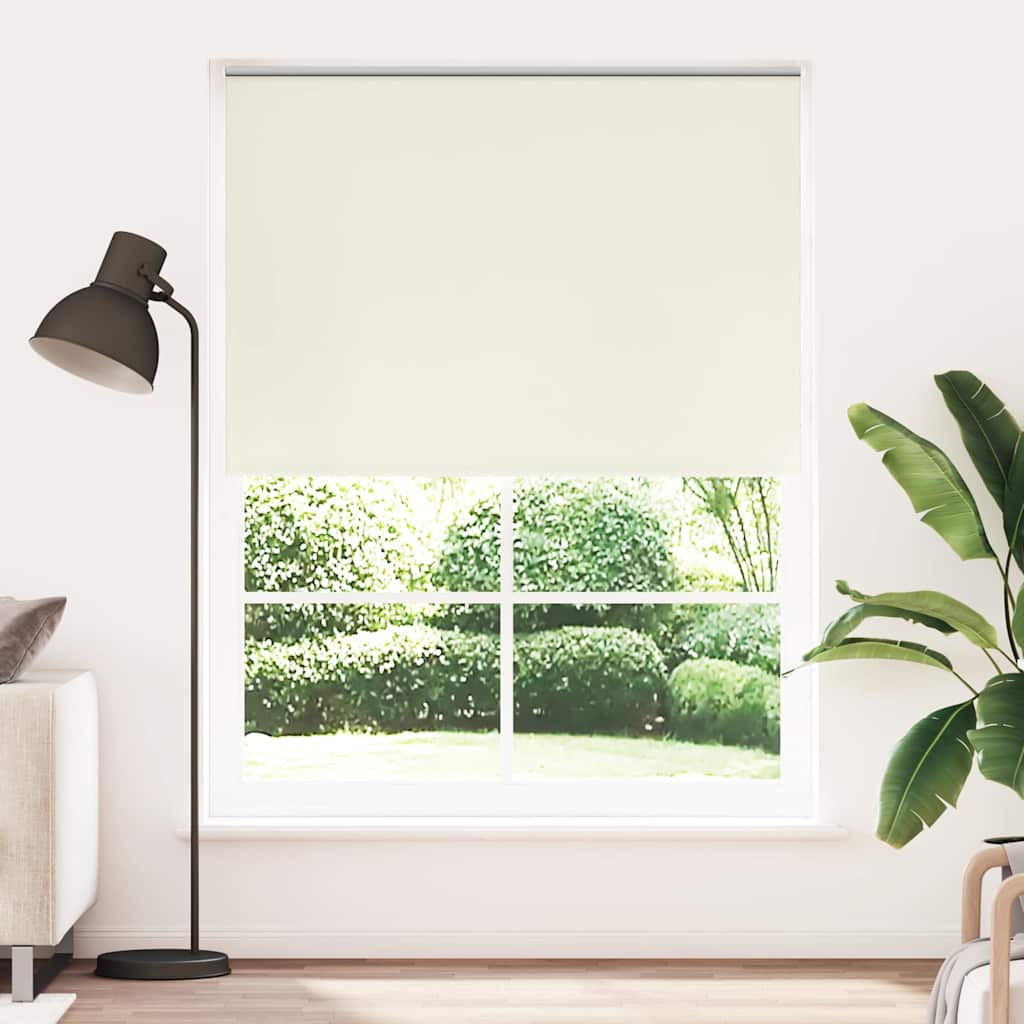 Verdunkelungsrollo 84,4 x 175 cm, Stoffbreite 80 cm, Weiß