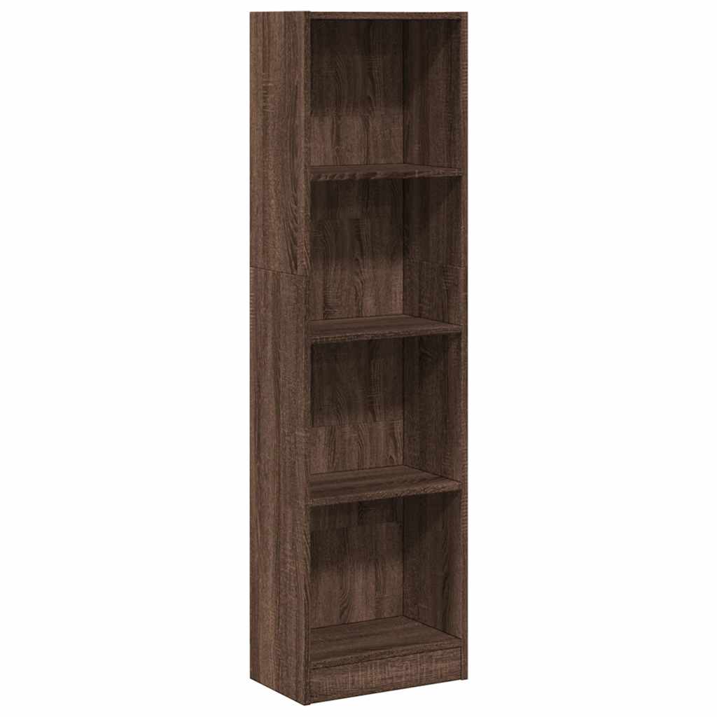 Bücherregal Weiß 40x24x75 cm Holzwerkstoff