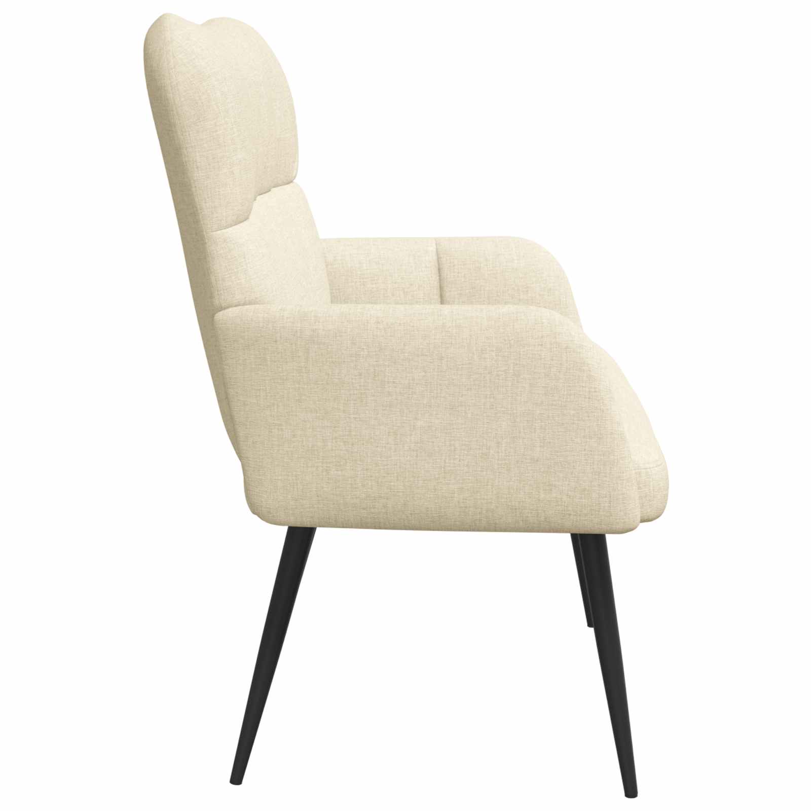 2-Sitzer Sofa Hellgrau 115 x 61 x 87 cm Stoff