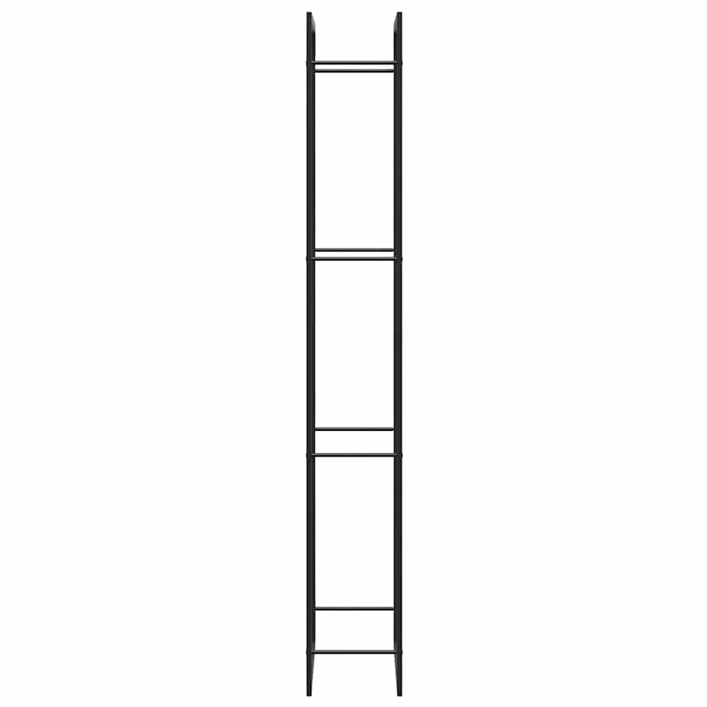 Brennholzregal 50x28x94 cm Edelstahl