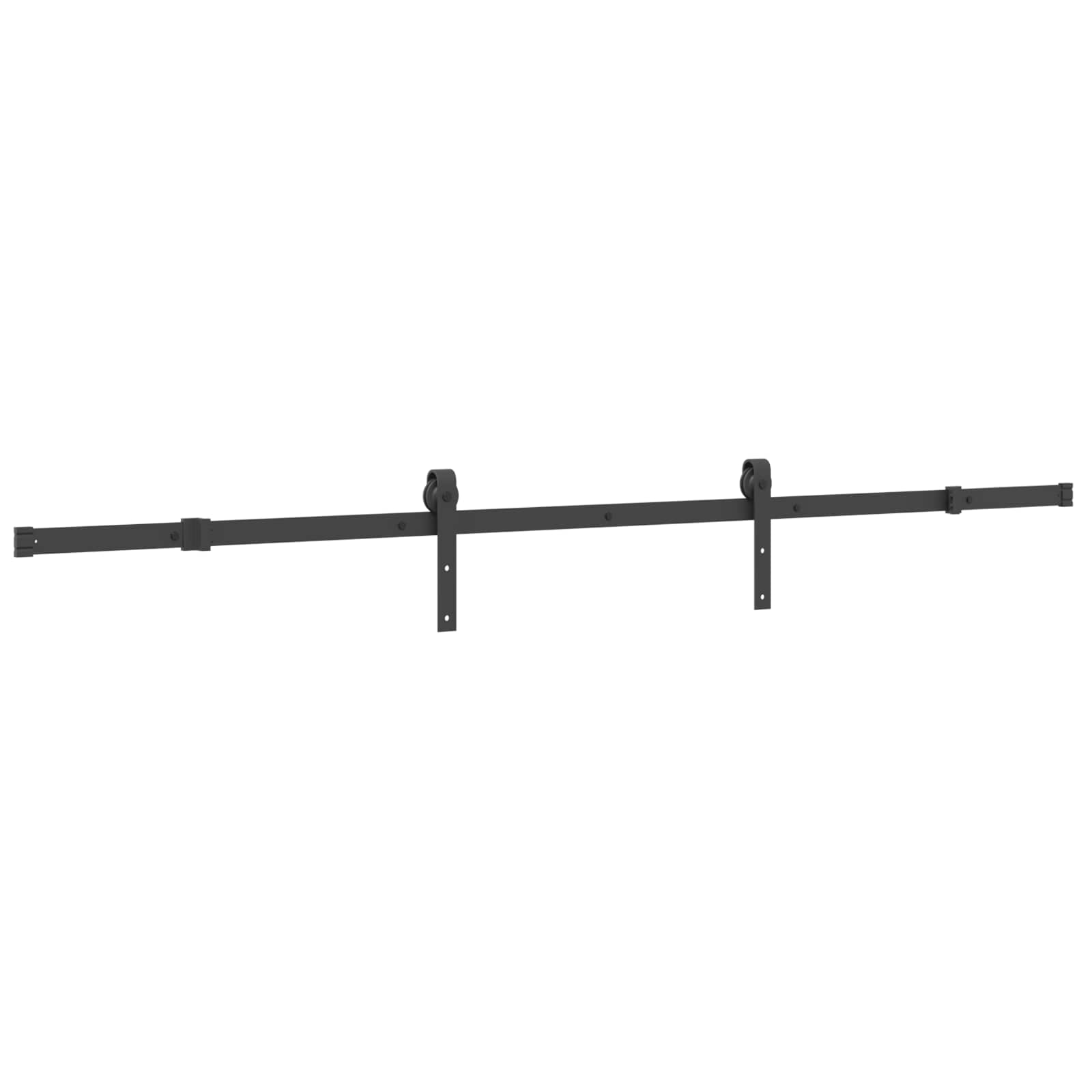 Schiebetür NARVIK Natürlich und Schwarz 70 x 210 cm (152,5 cm)