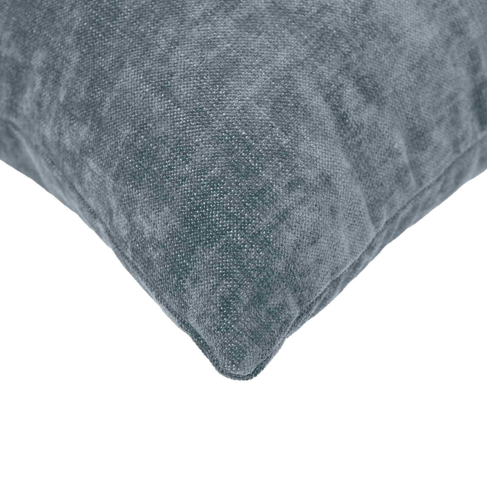 Kissenbezug 6 Stk. HEERLEN Dunkelgrau 30 x 30 cm Chenille-Stoff