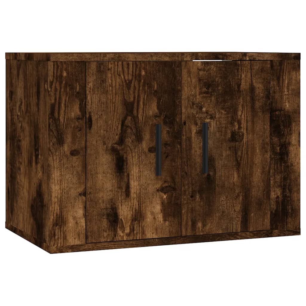 3-tlg. TV-Schrank-Set Weiß Holzwerkstoff