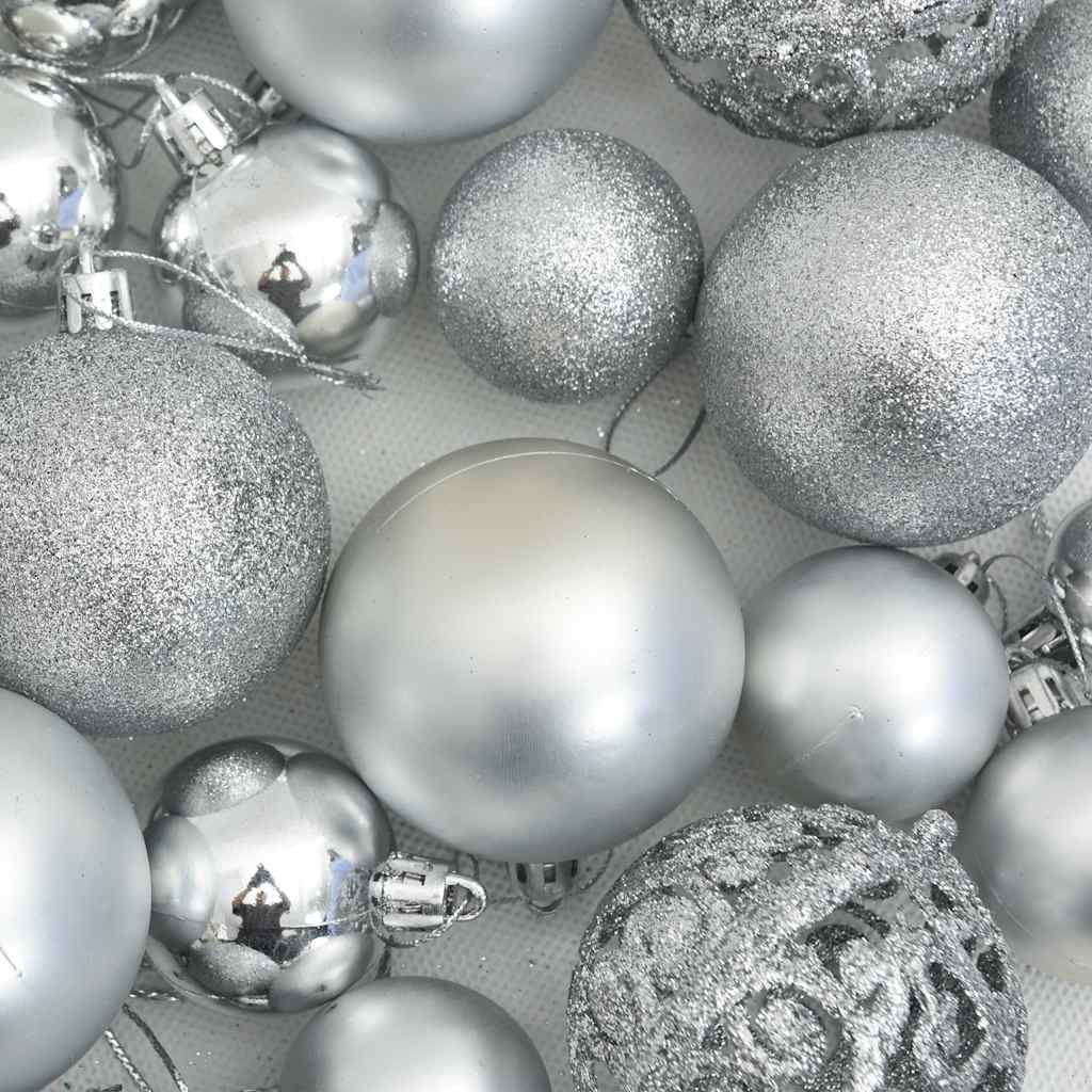 111-tlg. Weihnachtskugel-Set Golden Polystyrol