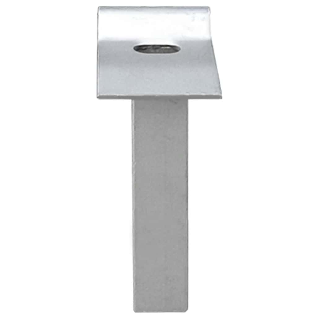 Maschen-Gartentor verzinkter Stahl 300 x 75 cm Grau
