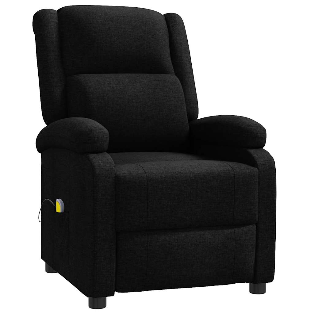 Massagesessel Hellgrau Stoff