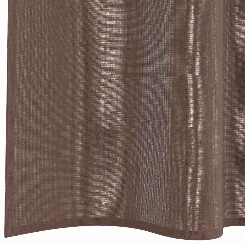Voile Vorhänge mit Ösen 2 Stk. Apfelgrün 140x140 cm