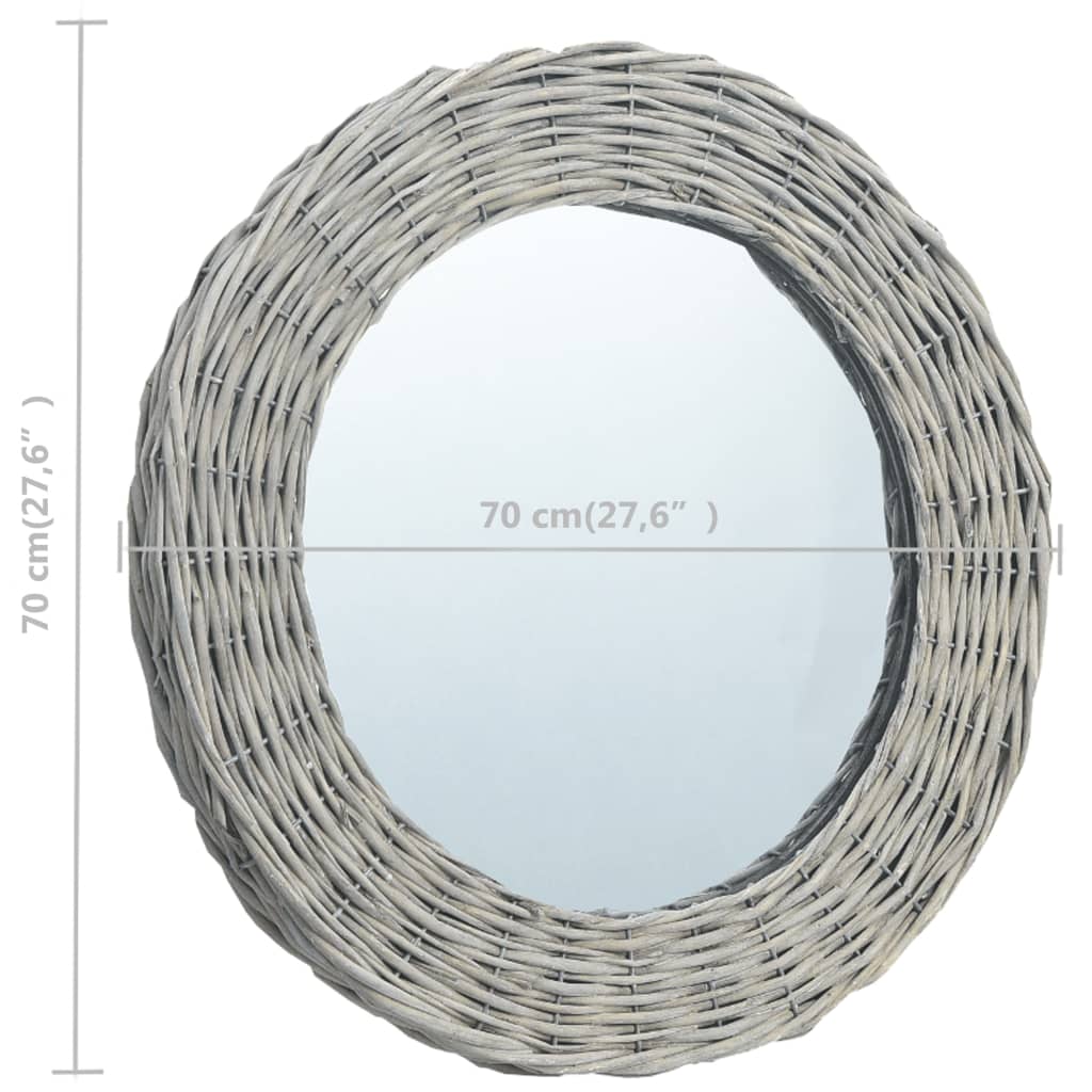 Spiegel 3 Stk. 15×15 cm Weide