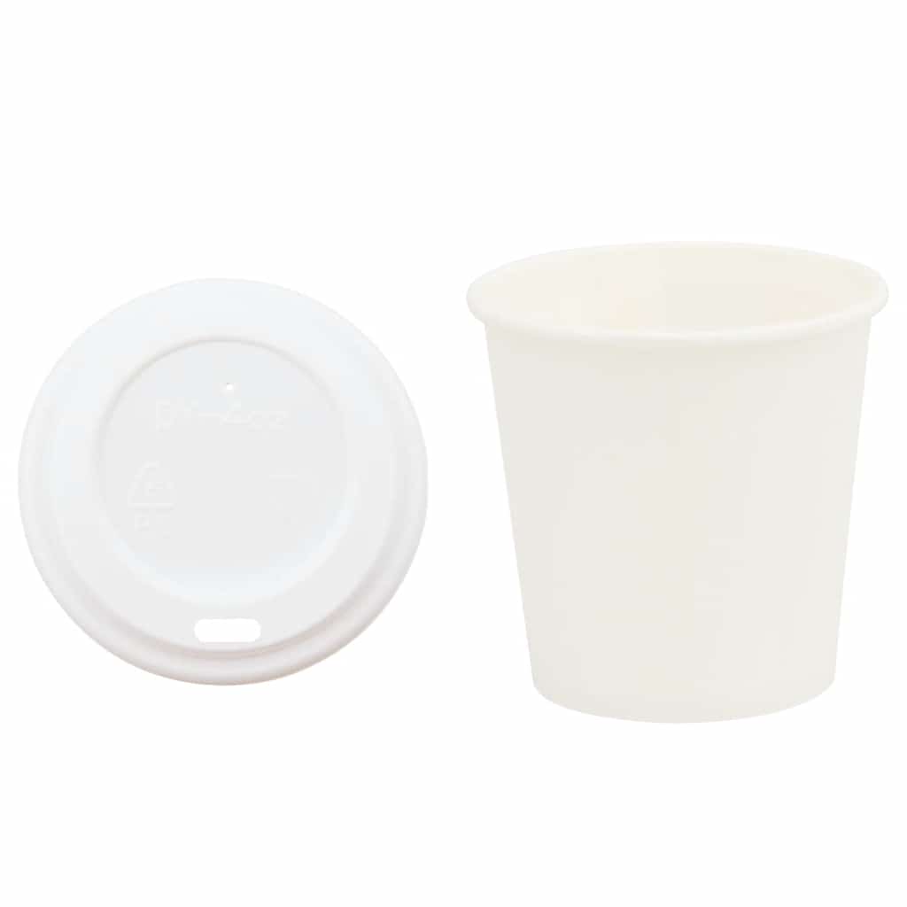 Pappbecher mit Deckeln 1000 Stk. 12oz 300ml