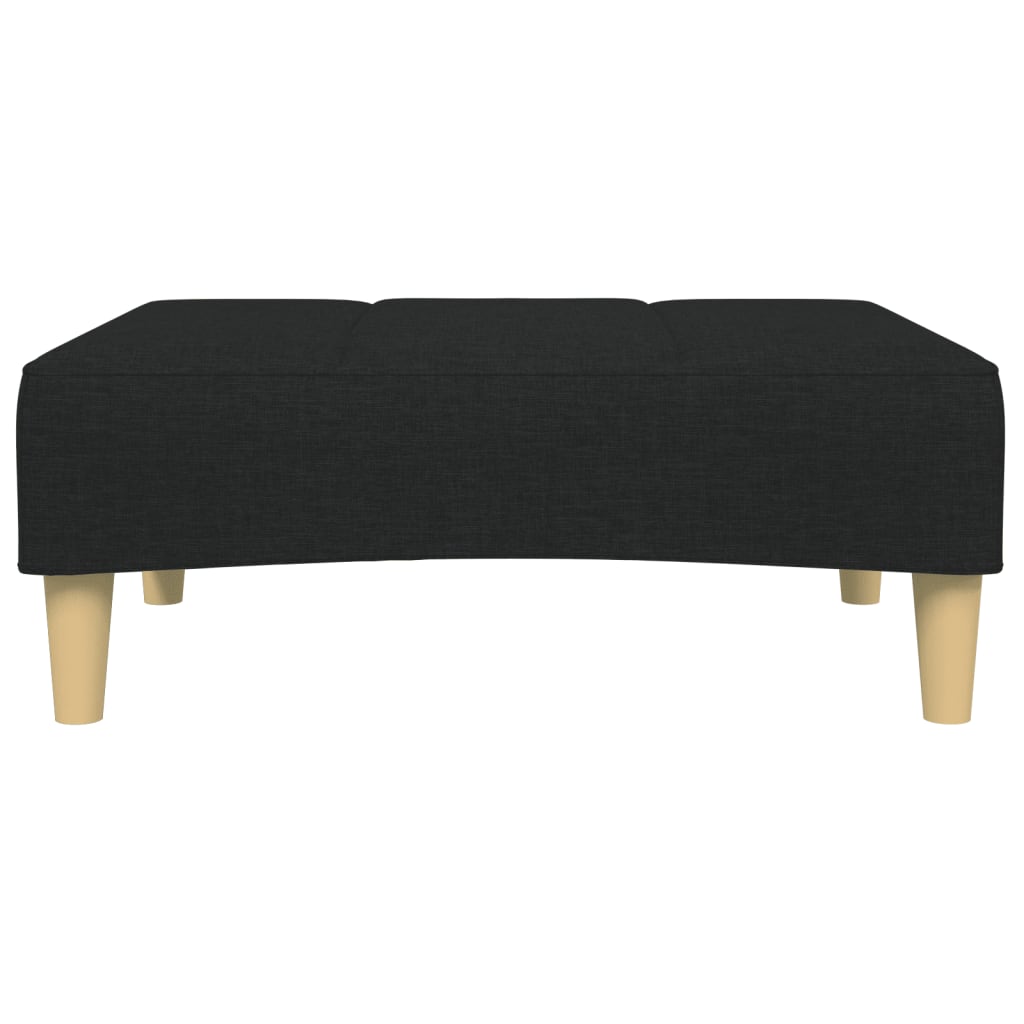 Fußhocker Hellgrau 77x55x31 cm Stoff