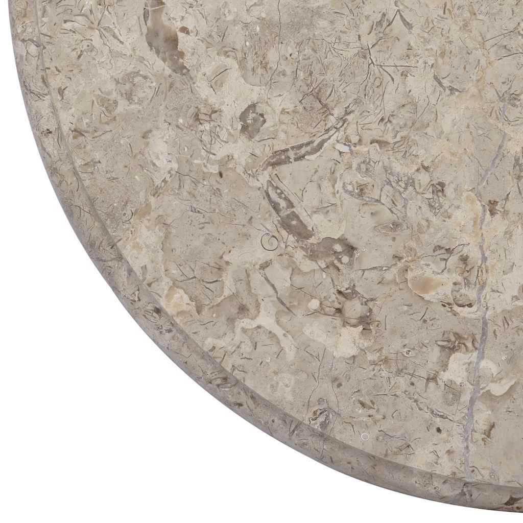 Tischplatte Creme Ø40x2,5 cm Marmor