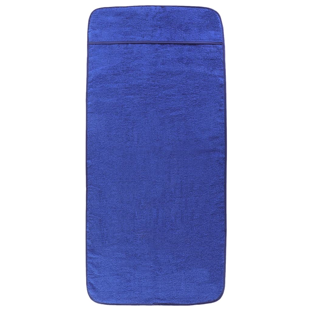 Strandtücher 4 Stk. Weiß 60x135 cm Stoff 400 GSM
