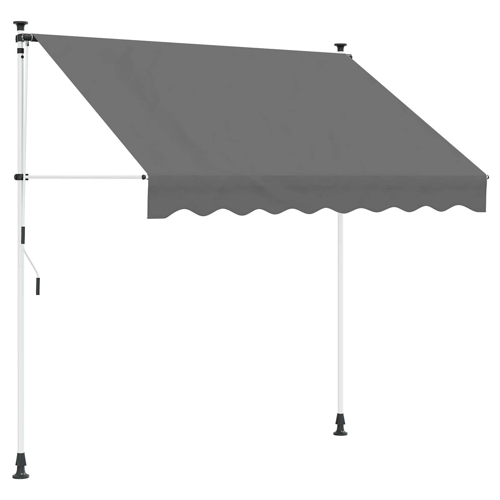 Einziehbare Markise Handbetrieben 150 cm Anthrazit