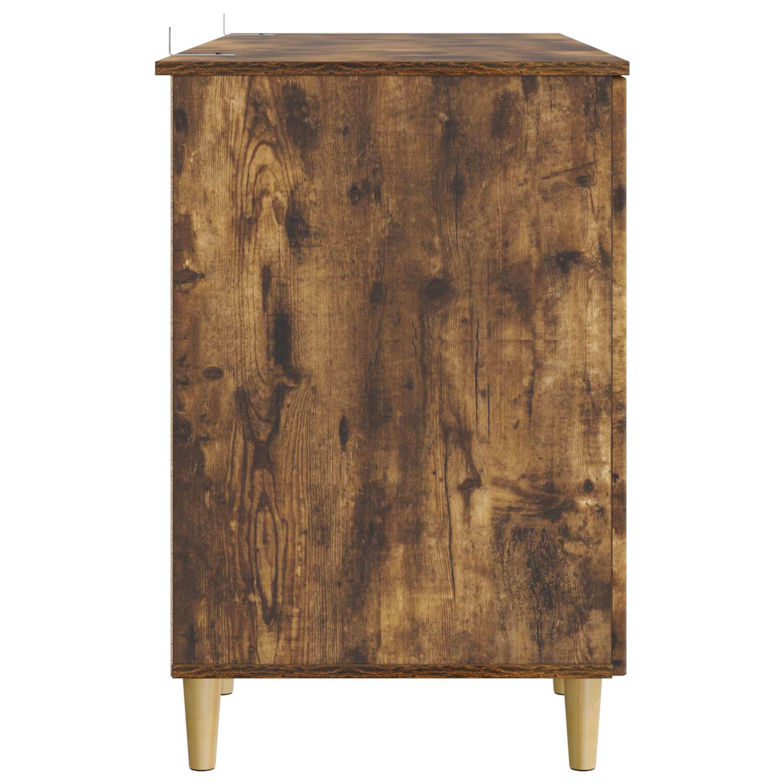 Schreibtisch mit Regal Schwarz 142,5 x 50 x 75 cm Holzwerkstoff