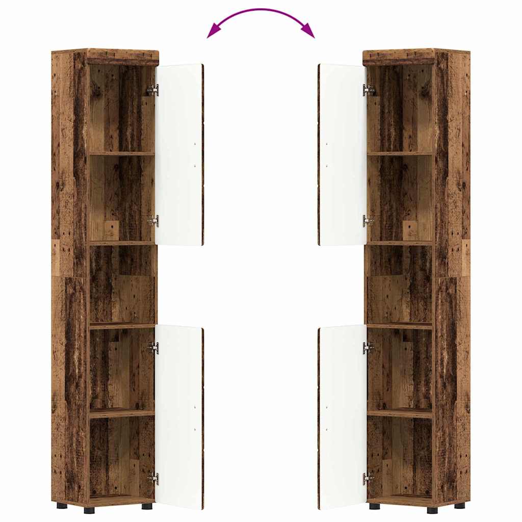Badezimmermöbel-Set TULUM 2 pcs Weiß 60 x 34 x 63 cm