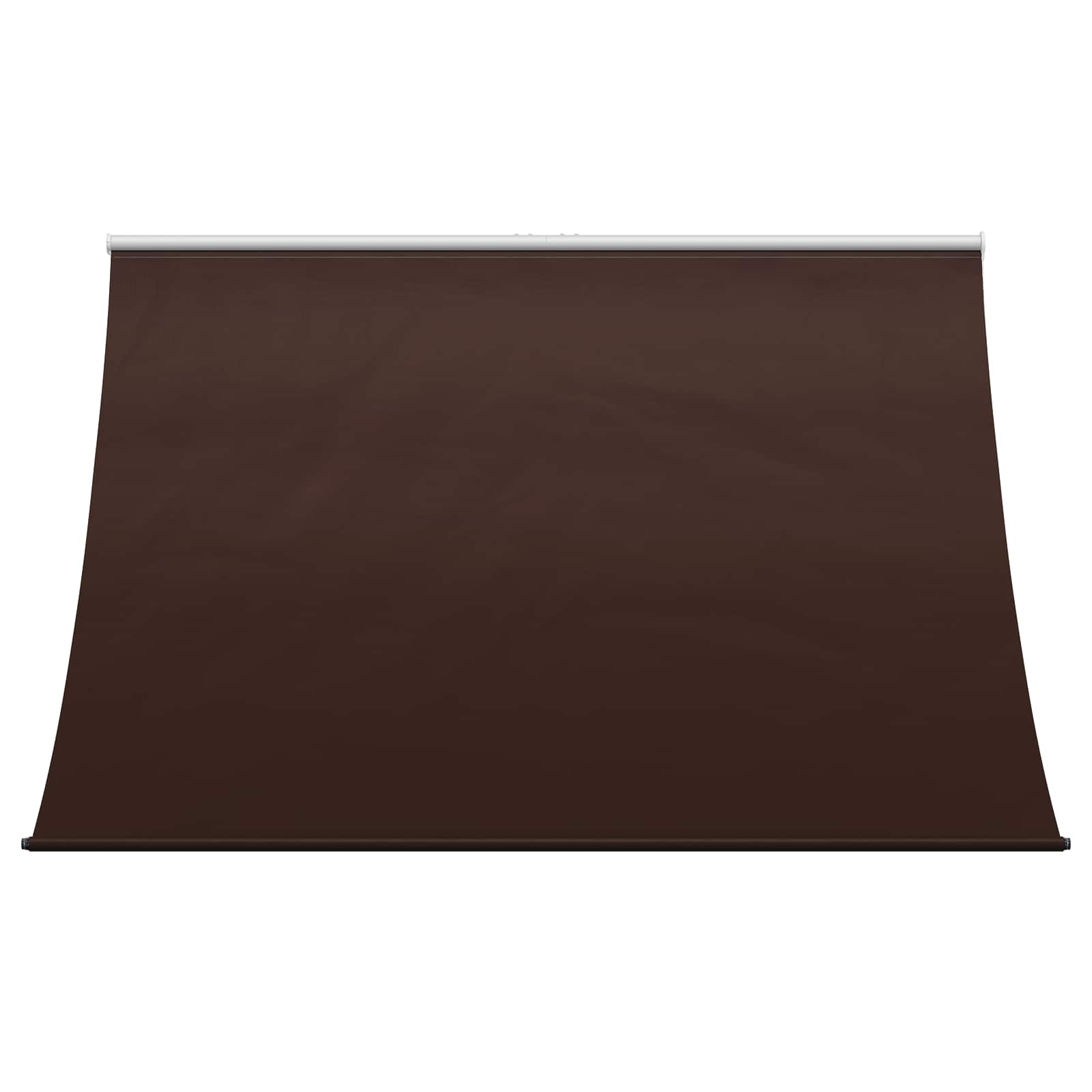 Einziehbare Markise 150×150 cm Blau und Weiß