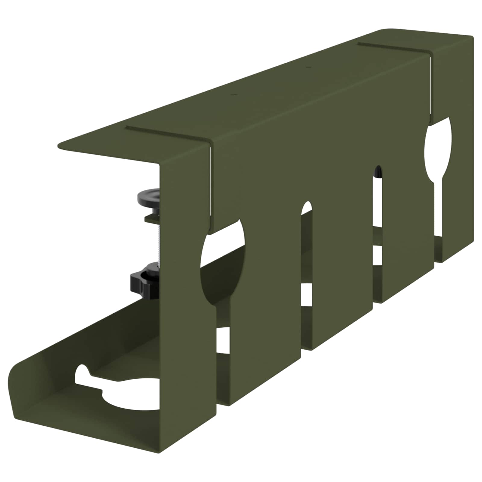 Unter dem Schreibtisch Kabelmanagement Tray 2 Stk. Anthrazit