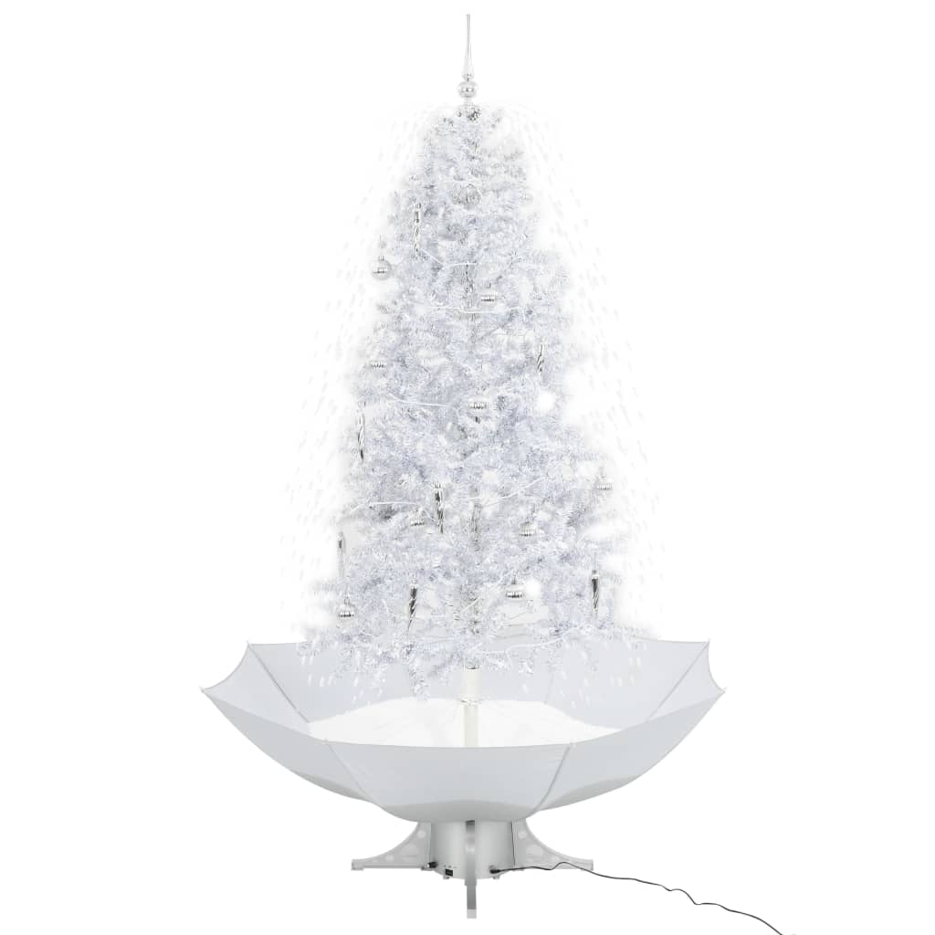 Schneiender Weihnachtsbaum mit Schirmfuß Grün 75 cm