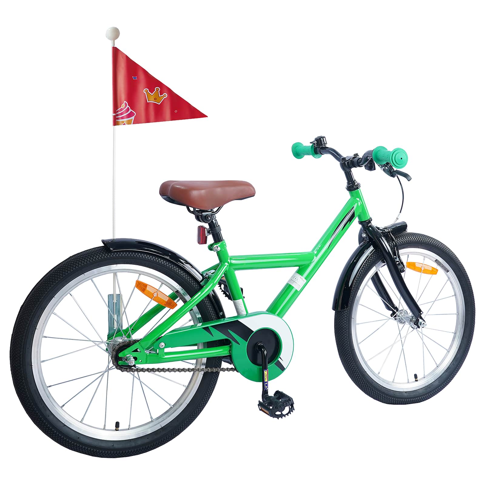 Kinderfahrrad 12 Zoll für 2-4 Jahre alt Schwarz