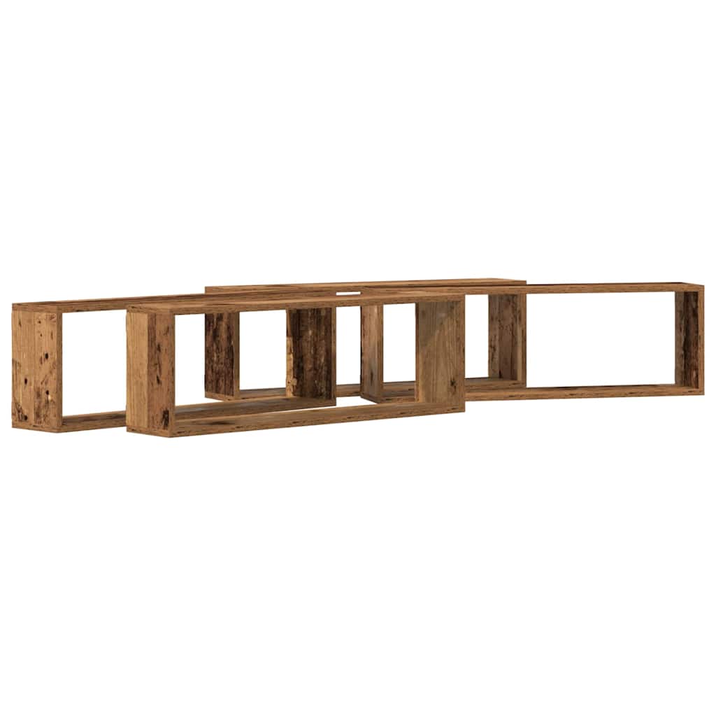 Würfelregale 2 Stk. Weiß 30x15x30 cm