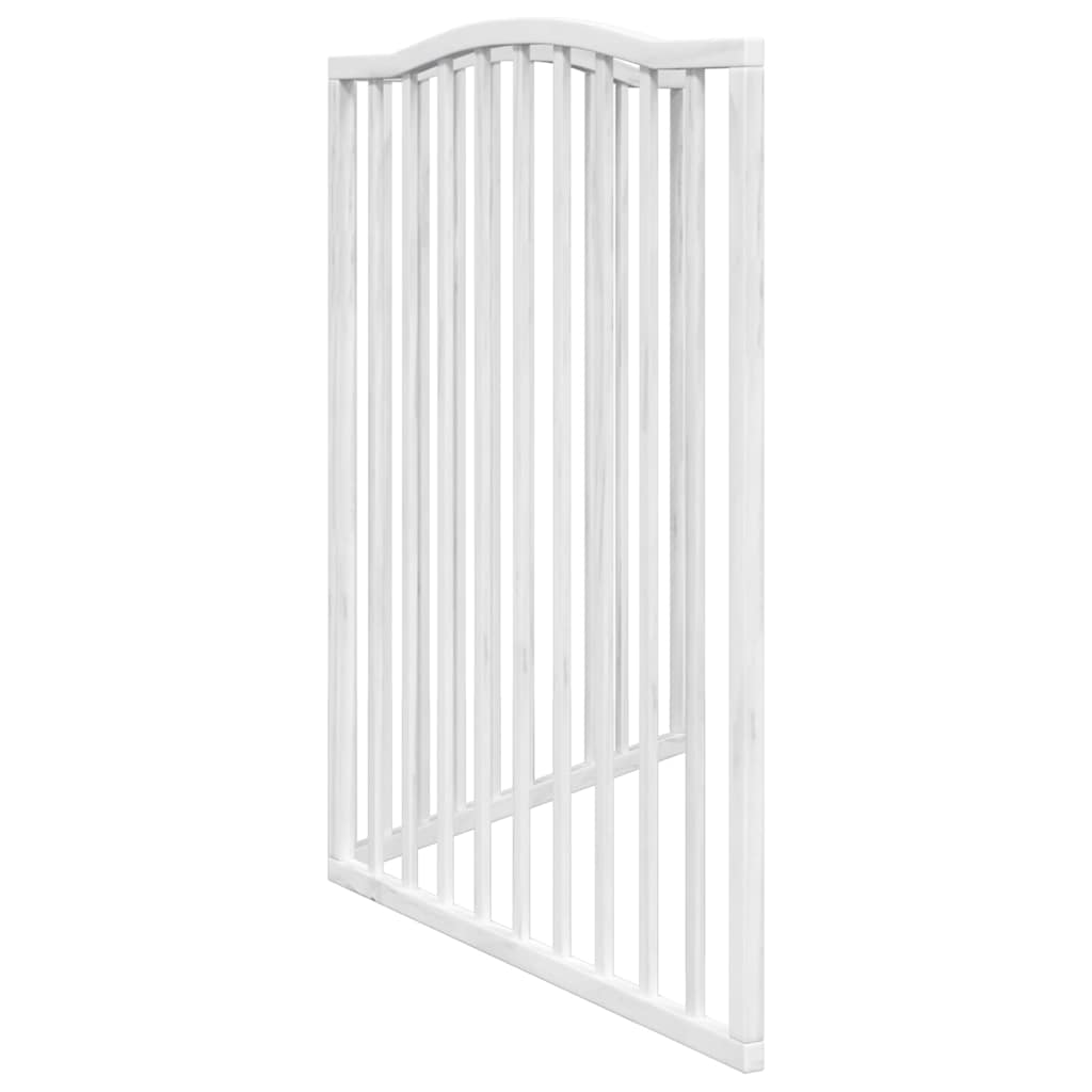 3-tlg. Hundetor Faltbar 150 cm Pappelholz