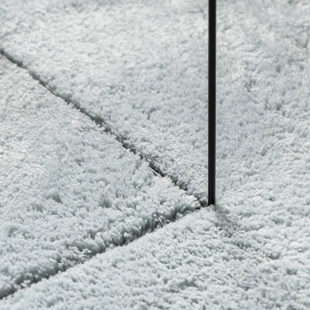 Teppich HUARTE Kurzflor Weich und Waschbar Anthrazit 60x110 cm