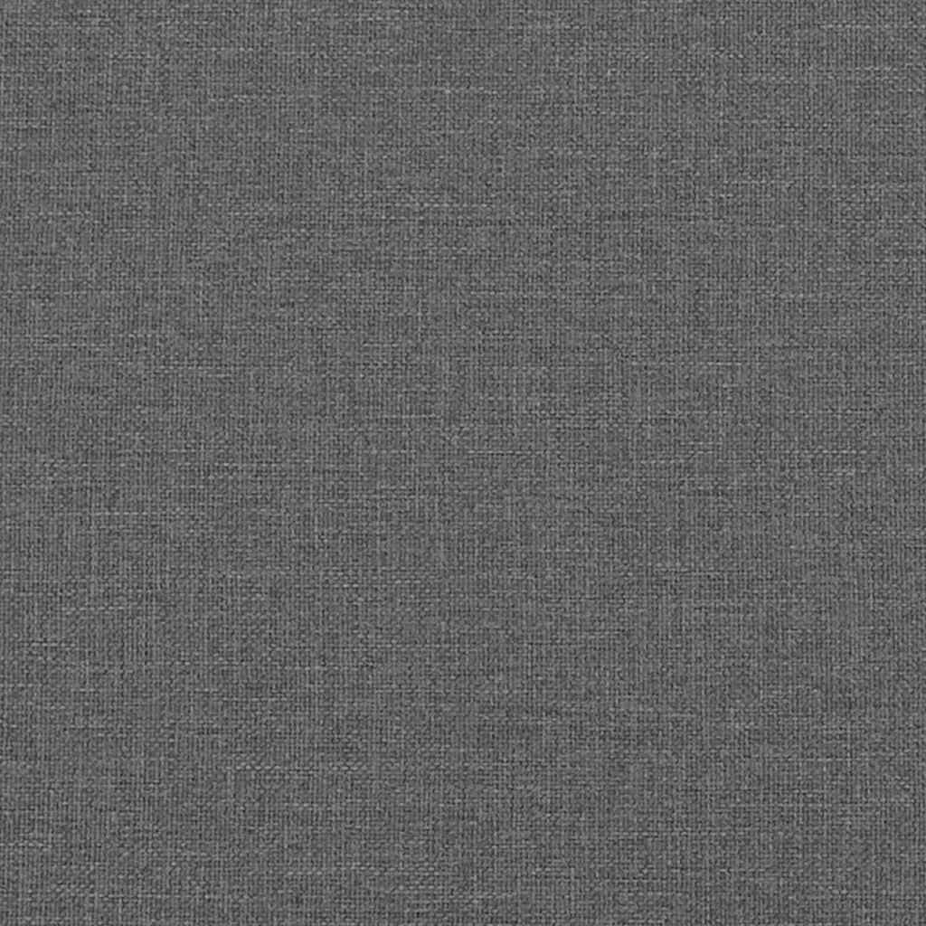 Aufbewahrungsbett mit Matratze Hellgrau 90 x 190 cm Polyester