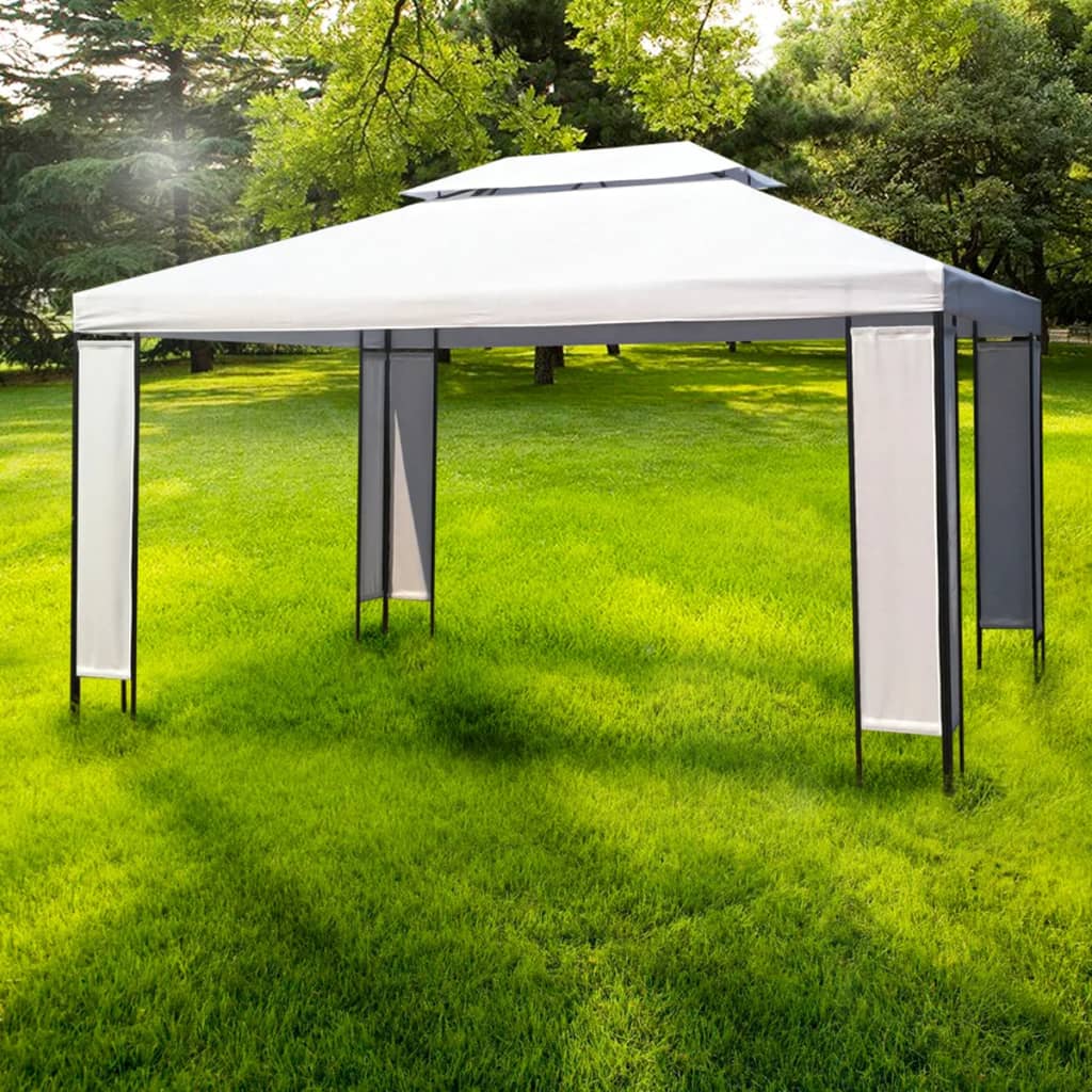 Gartenpavillon Anthrazit 300×400 cm