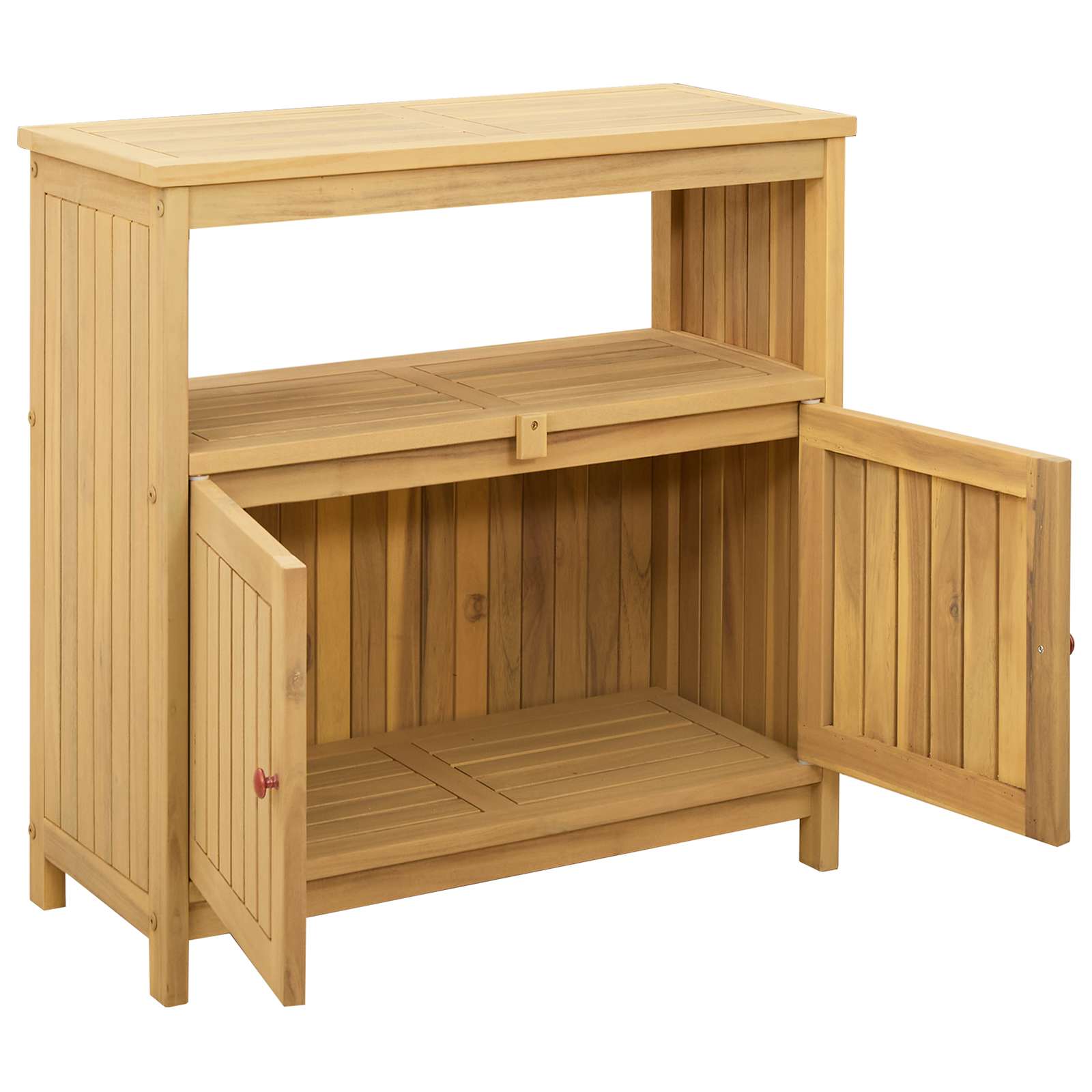 Garten-Konsolentisch 80x35x75 cm Massivholz Akazie
