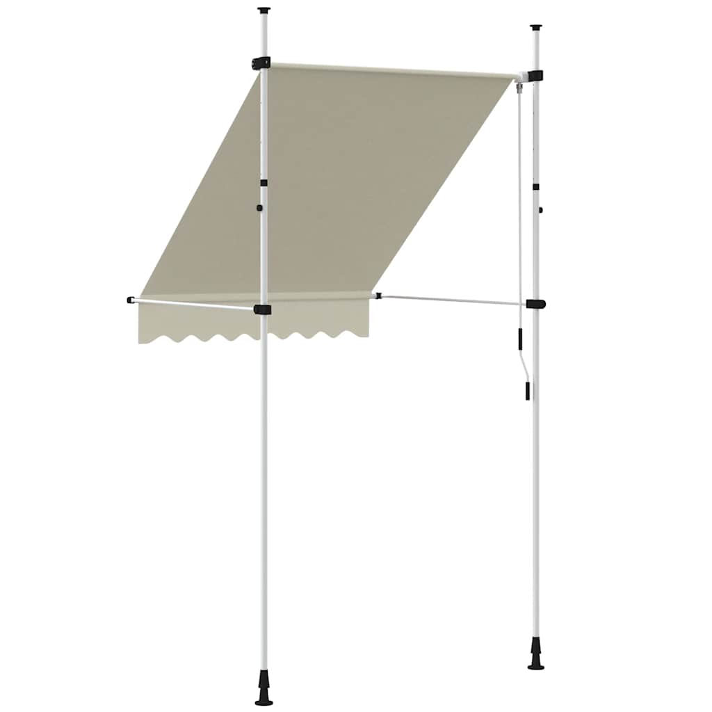Einziehbare Markise Handbetrieben 150 cm Anthrazit