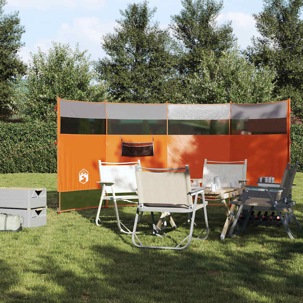Camping-Windschutz Grün 510x153 cm Wasserdicht