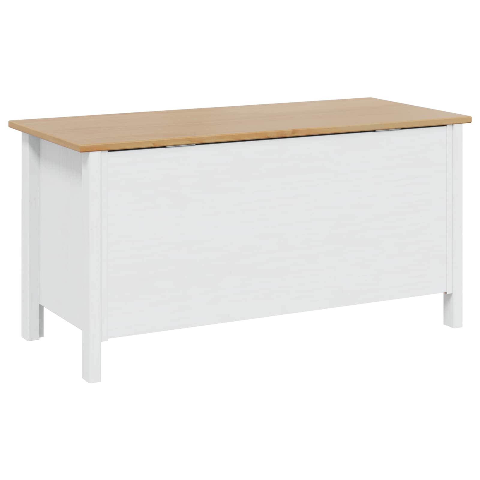 Aufbewahrungsbox mit Speicher HILL Honigbraun 90 x 40 x 45 cm