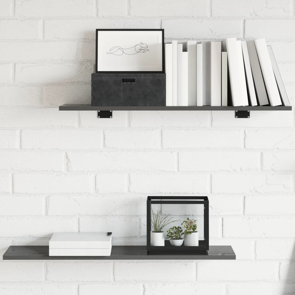 Bücherregal-Bretter 4 Stk. Weiß 40x10x1,5 cm Holzwerkstoff