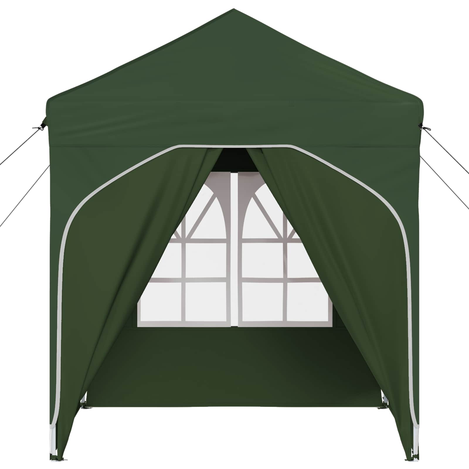 Pop-up Partyzelt 194 x 194 x 245 cm Creme