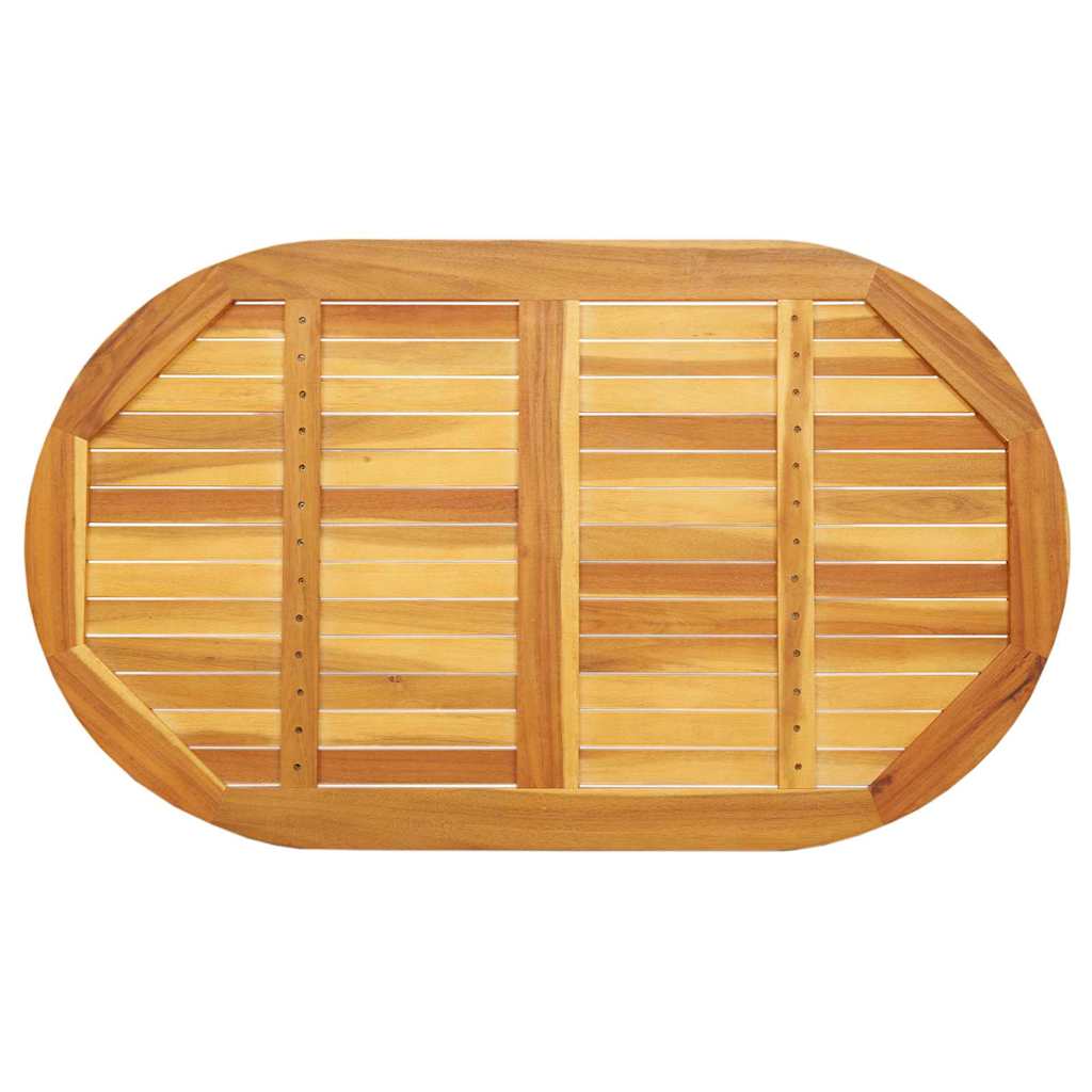 Tischplatte Öl-Natur 80 x 40 x 2 cm Massivholz Akazie