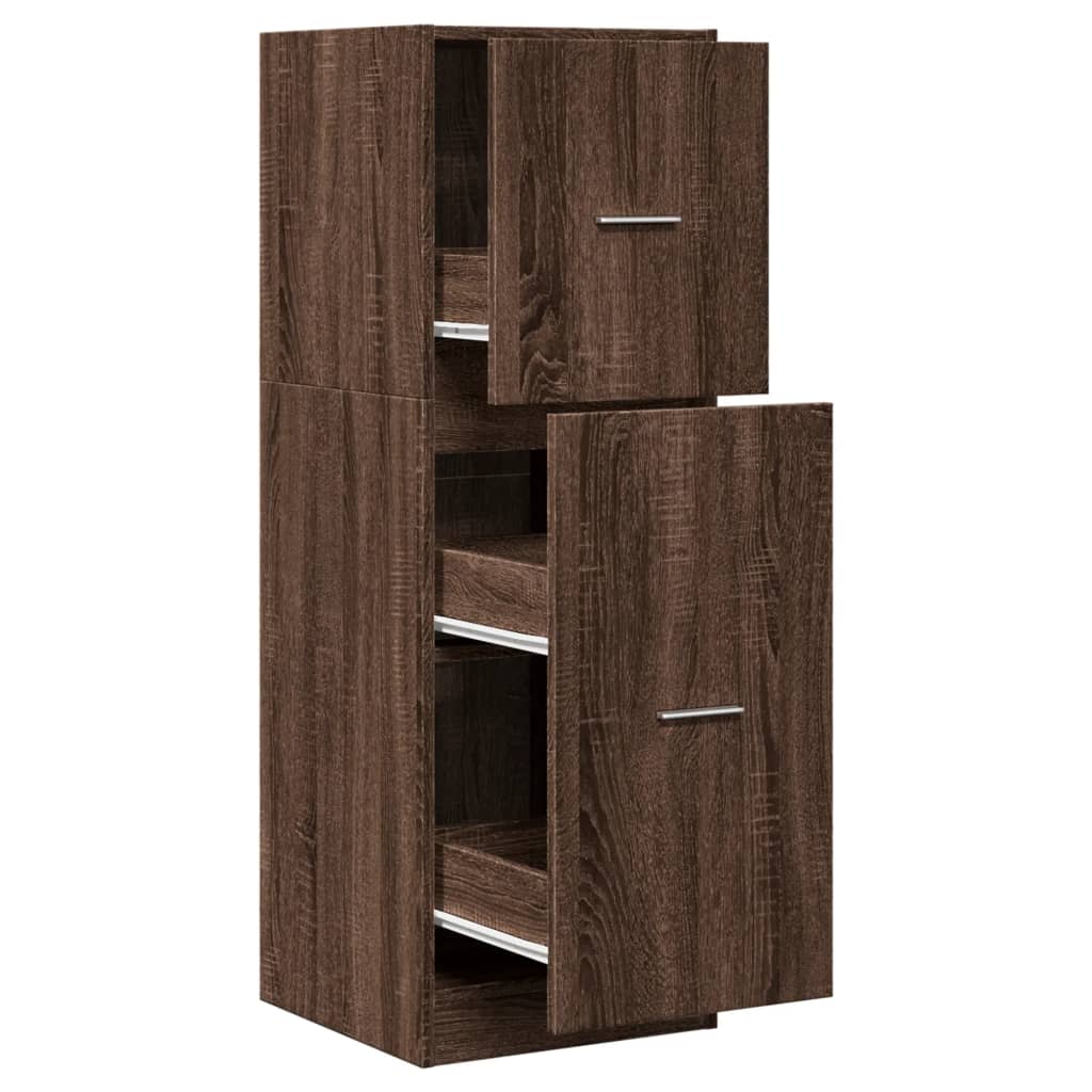 Apothekerschrank Weiß 30 x 41 x 174,5 cm Holzwerkstoff